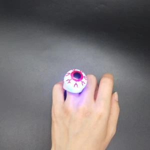 Augapfel Form blinkender Fingerring