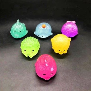3D Glitzer Squishy Mochi Spielzeug